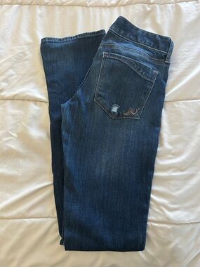Dark Wash Straight Leg Jeans